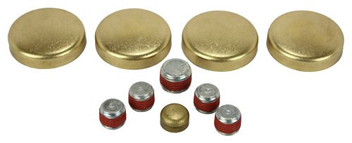 Brass Freeze Plug Set - 1990 Chevrolet Cavalier 2.2L Engine Parts # FPS328ZE12