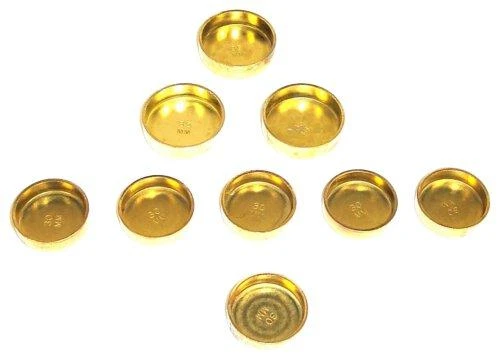 Brass Freeze Plug Set - 1998 Kia Sephia 1.8L Engine Parts # FPS400ZE15