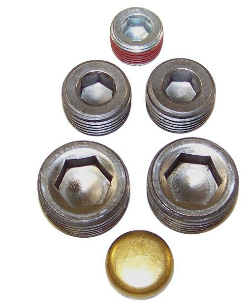 Brass Freeze Plug Set - 1998 Mercury Mystique 2.5L Engine Parts # FPS458ZE8