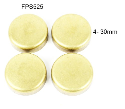 Brass Freeze Plug Set - 1991 Geo Tracker 1.6L Engine Parts # FPS525ZE5