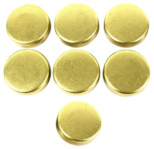 Brass Freeze Plug Set - 1990 Nissan Axxess 2.4L Engine Parts # FPS602ZE24