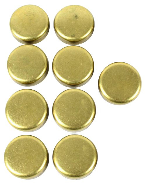 Brass Freeze Plug Set - 1995 Nissan Sentra 1.6L Engine Parts # FPS609ZE25