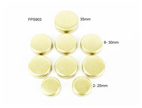 Brass Freeze Plug Set - 1995 Toyota Tercel 1.5L Engine Parts # FPS903ZE16