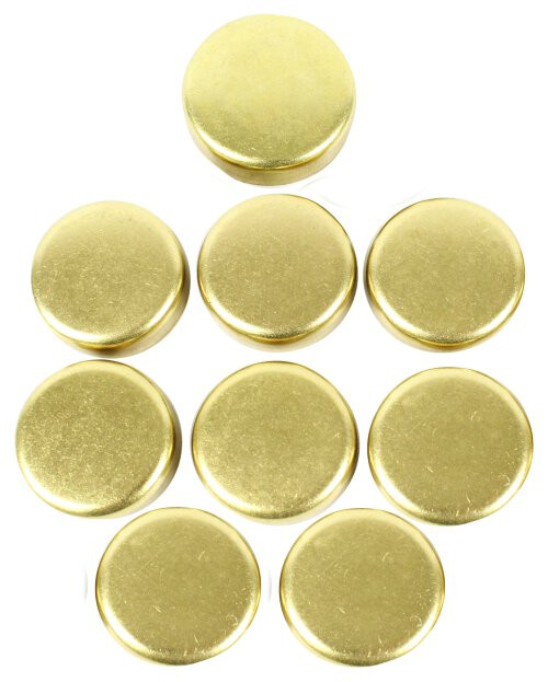 Brass Freeze Plug Set - 1985 Toyota Camry 2.0L Engine Parts # FPS907ZE6