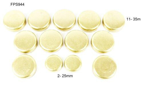Brass Freeze Plug Set - 2000 Lexus GS300 3.0L Engine Parts # FPS944ZE8
