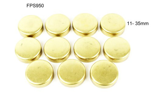 Brass Freeze Plug Set - 1993 Toyota Camry 3.0L Engine Parts # FPS950ZE25