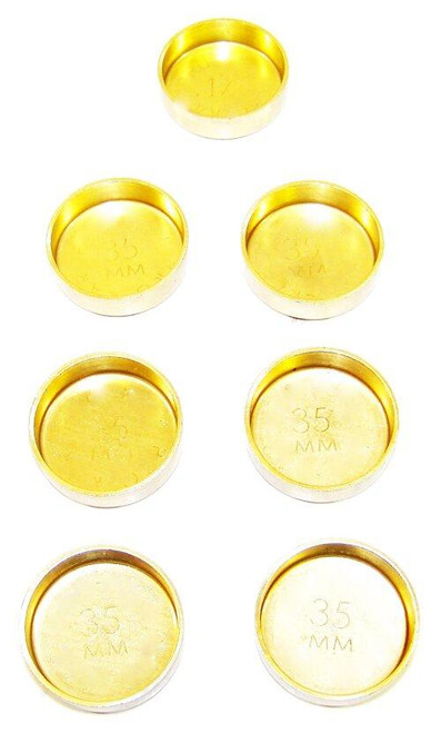 Brass Freeze Plug Set - 2004 Toyota Land Cruiser 4.7L Engine Parts # FPS972ZE31