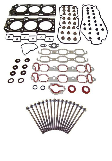 Head Gasket Set with Head Bolt Kit - 1999 Chrysler 300M 3.5L Engine Parts # HGB1143ZE1 Head Gasket Set with Head Bolt Kit - 1999 Chrysler 300M 3.5L Engine Parts # HGB1143ZE1