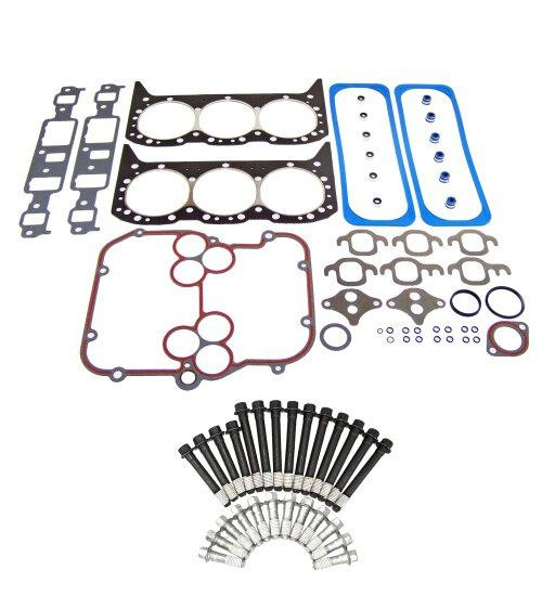 Head Gasket Set with Head Bolt Kit - 1993 Oldsmobile Bravada 4.3L Engine Parts # HGB3188ZE12