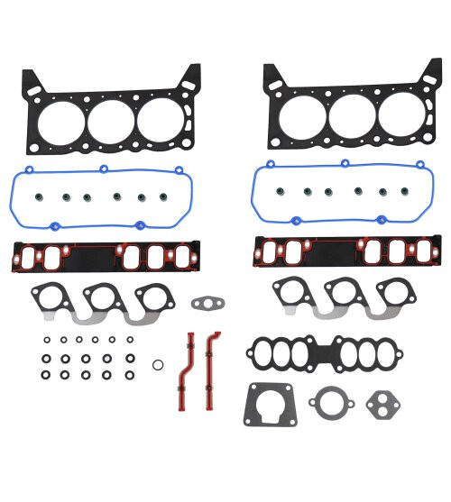 Head Gasket Set with Head Bolt Kit - 1996 Ford Thunderbird 3.8L Engine Parts # HGB4159ZE2