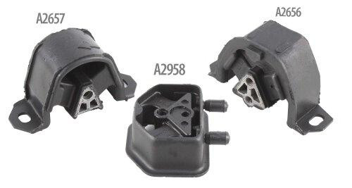 Motor Mount Kit - 2000 Daewoo Lanos 1.6L Engine Parts # MMK1075ZE2