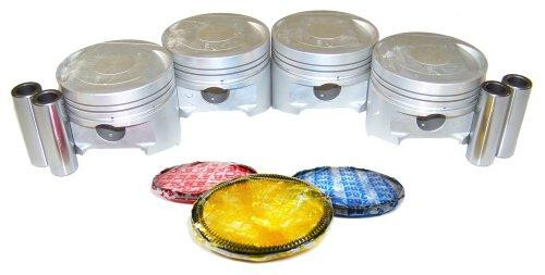 Piston Set with Rings - 1996 Mitsubishi Mighty Max 2.4L Engine Parts # PRK128ZE7