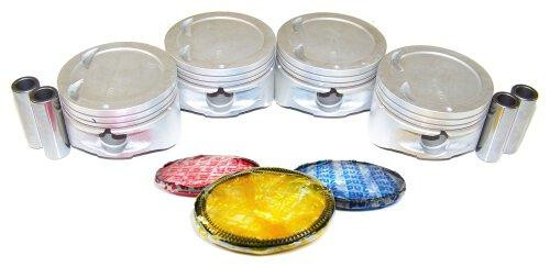 Piston Set with Rings - 2005 Hyundai Accent 1.6L Engine Parts # PRK129ZE21