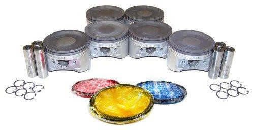 Piston Set with Rings - 2003 Mitsubishi Montero Sport 3.5L Engine Parts # PRK133BZE25