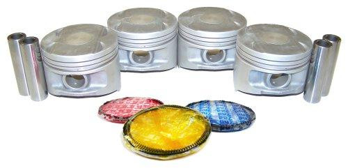 Piston Set with Rings - 1997 Mitsubishi Eclipse 2.0L Engine Parts # PRK150ZE43