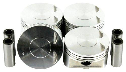 Piston Set with Rings - 2010 Mitsubishi Lancer 2.0L Engine Parts # PRK176ZE5