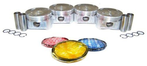 Piston Set with Rings - 1999 Honda Accord 2.3L Engine Parts # PRK214ZE7