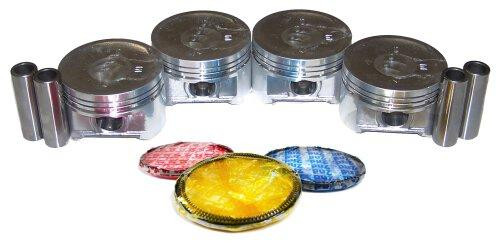 Piston Set with Rings - 2001 Honda Civic 1.7L Engine Parts # PRK220ZE1