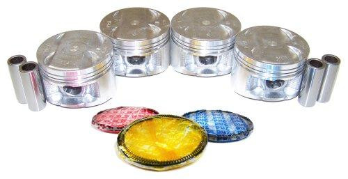 Piston Set with Rings - 1995 Honda Prelude 2.2L Engine Parts # PRK223ZE5