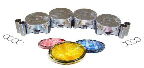 Piston Set with Rings - 2010 Honda Civic 1.8L Engine Parts # PRK246ZE9