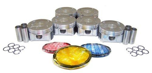 Piston Set with Rings - 2008 Honda Pilot 3.5L Engine Parts # PRK263AZE37