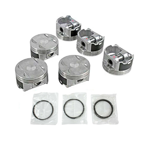 Piston Set with Rings - 2010 Honda Accord 3.5L Engine Parts # PRK268ZE5