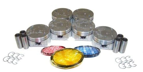 Piston Set with Rings - 1999 Acura CL 3.0L Engine Parts # PRK284ZE5