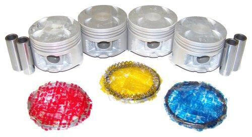 Piston Set with Rings - 1994 Honda Civic del Sol 1.5L Engine Parts # PRK290ZE3