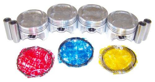 Piston Set with Rings - 1996 Honda Civic del Sol 1.6L Engine Parts # PRK297AZE1