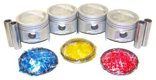 Piston Set with Rings - 1995 Honda Passport 2.6L Engine Parts # PRK306ZE3