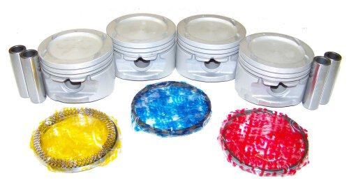 Piston Set with Rings - 1999 Daewoo Lanos 1.6L Engine Parts # PRK309ZE1