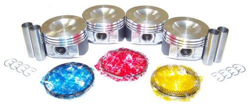 Piston Set with Rings - 1997 Saturn SC1 1.9L Engine Parts # PRK310ZE9