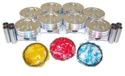 Piston Set with Rings - 2000 GMC Savana 1500 5.7L Engine Parts # PRK3104ZE257