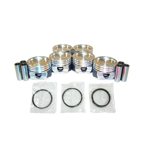 Piston Set with Rings - 1998 Buick Skylark 3.1L Engine Parts # PRK3147ZE9