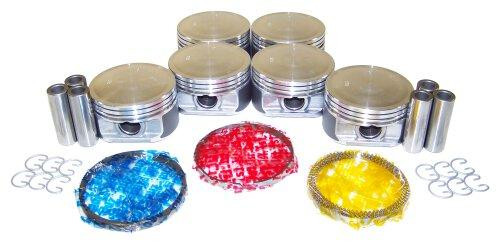 Piston Set with Rings - 2000 Cadillac Catera 3.0L Engine Parts # PRK315ZE7