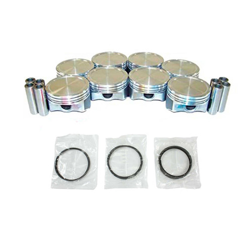 Piston Set with Rings - 2001 Chevrolet Silverado 1500 HD 6.0L Engine Parts # PRK3160ZE5