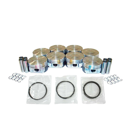 Piston Set with Rings - 2002 Cadillac Eldorado 4.6L Engine Parts # PRK3162ZE13