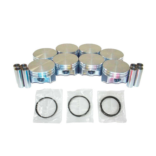 Piston Set with Rings - 2000 GMC Yukon 4.8L Engine Parts # PRK3165ZE51
