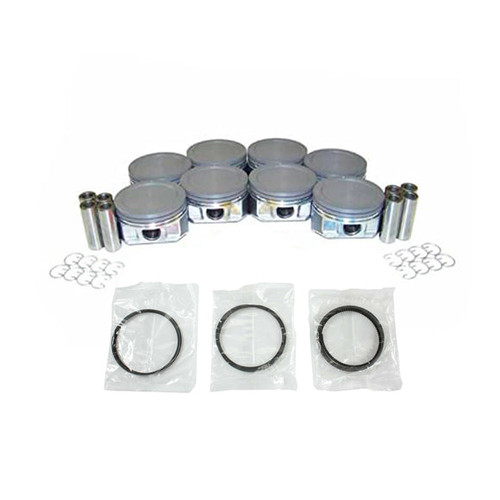 Piston Set with Rings - 2004 Buick Rainier 5.3L Engine Parts # PRK3168AZE1