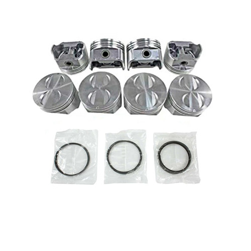 Piston Set with Rings - 2009 GMC Acadia 3.6L Engine Parts # PRK3212ZE63
