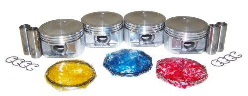 Piston Set with Rings - 1999 Chevrolet Malibu 2.4L Engine Parts # PRK332ZE19