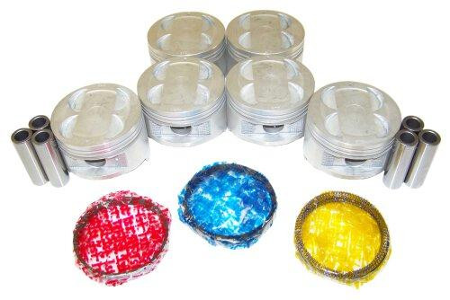Piston Set with Rings - 1994 Isuzu Trooper 3.2L Engine Parts # PRK350ZE15