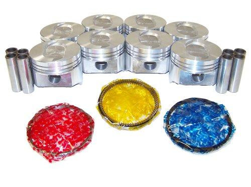 Piston Set with Rings - 1996 Ford F Super Duty 7.5L Engine Parts # PRK4187ZE31