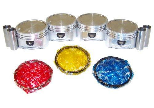 Piston Set with Rings - 2004 Kia Rio 1.6L Engine Parts # PRK429ZE3