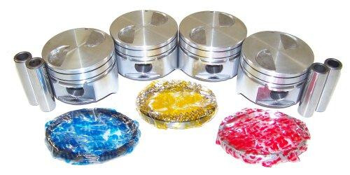 Piston Set with Rings - 1991 Ford Ranger 2.3L Engine Parts # PRK447ZE5