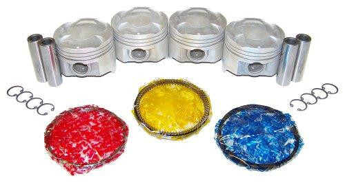 Piston Set with Rings - 1998 Suzuki Swift 1.3L Engine Parts # PRK503ZE9