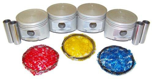 Piston Set with Rings - 1986 Nissan Sentra 1.6L Engine Parts # PRK605ZE11