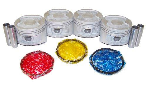 Piston Set with Rings - 1990 Toyota Celica 1.6L Engine Parts # PRK920ZE5