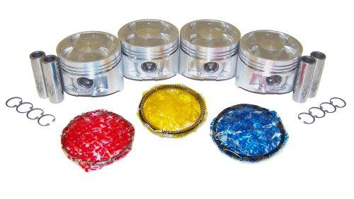 Piston Set with Rings - 1988 Chevrolet Nova 1.6L Engine Parts # PRK926ZE1 Piston Set with Rings - 1988 Chevrolet Nova 1.6L Engine Parts # PRK926ZE1