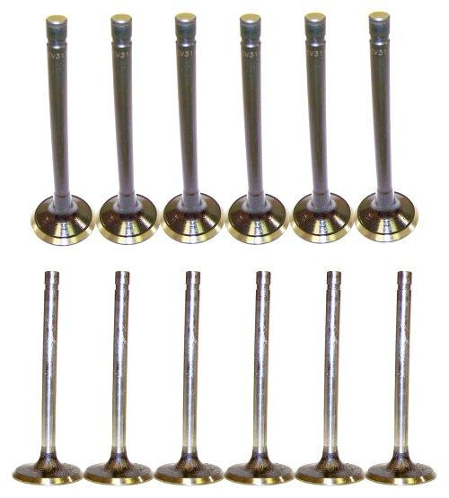 Exhaust and Intake Valve Kit - 1988 Oldsmobile Delta 88 3.8L Engine Parts # VK123116ZE72
